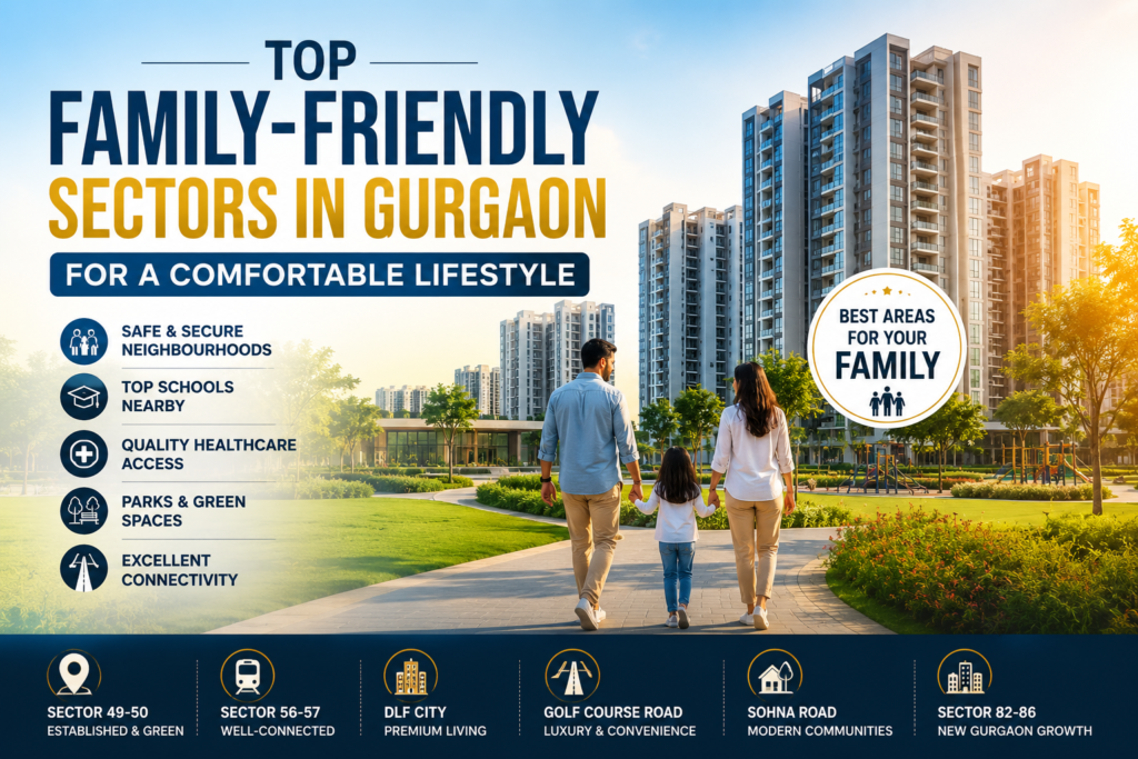 Top Family-Friendly Sectors in Gurgaon for a Comfortable Lifestyle in 2026