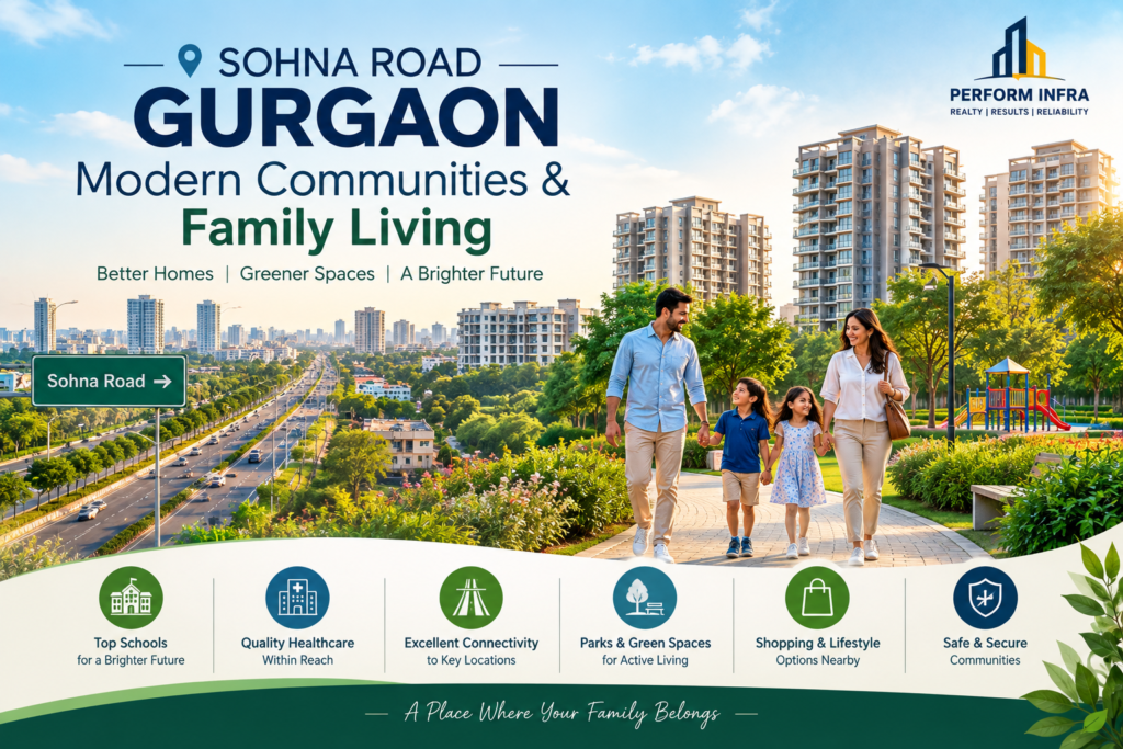 Sohna Road – Modern Communities & Family Convenience